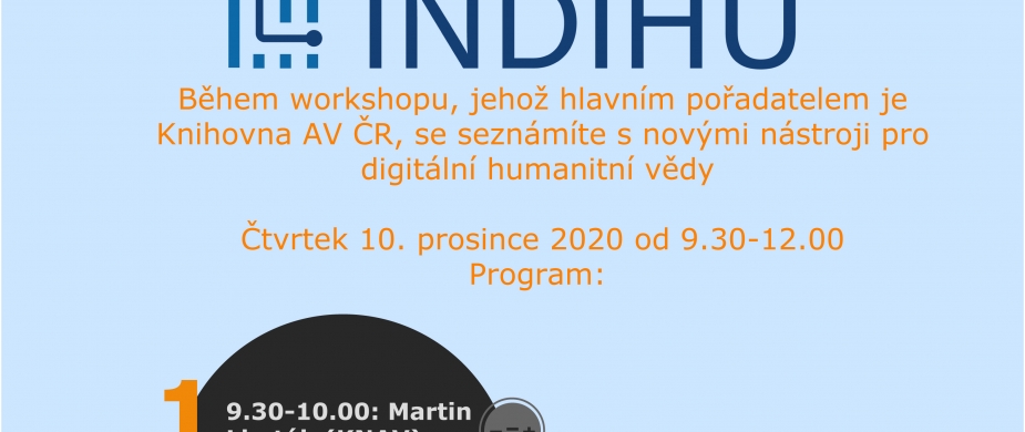 pozvánka na online workshop INDIHU