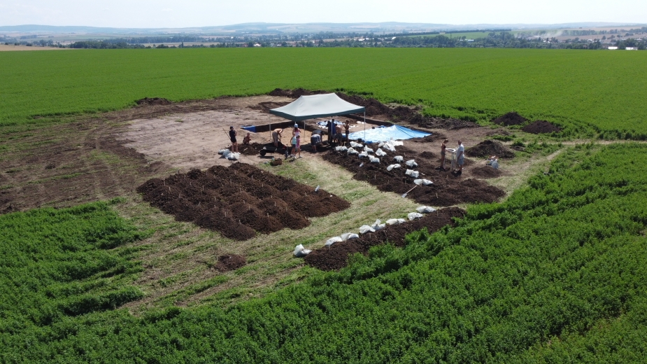 Pohled na plochu výzkumu v roce 2021. Foto: I. Čižmář.