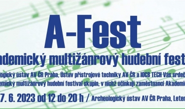 Archeologický ústav AV ČR hostí 2. ročník A-Festu